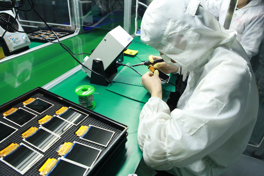 HuaXin display Technology  Co.,Ltd 工場生産ライン